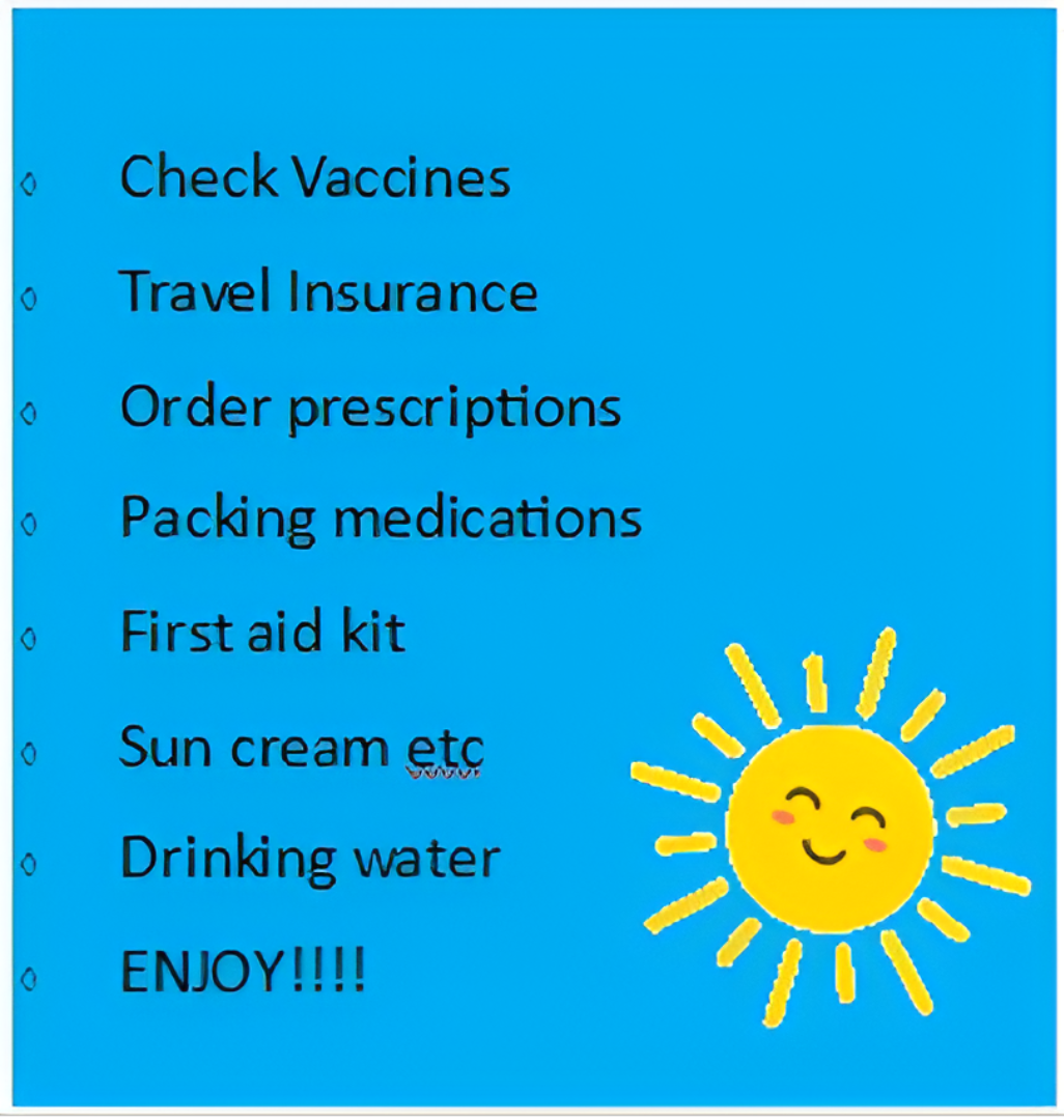 Travel Health Checklist
